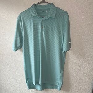 Walter Hagen Aqua Striped Polo Shirt